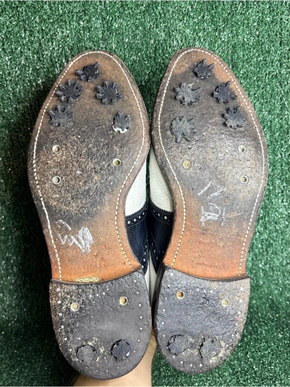 Vintage Johnston & Murphy Spectator Golf‎ Shoes Mens Size 10 D